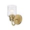 Z-Lite Kinsley 1 Light Wall Sconce, Heirloom Gold And Clear Seeded 340-1S-HG - alternate 2